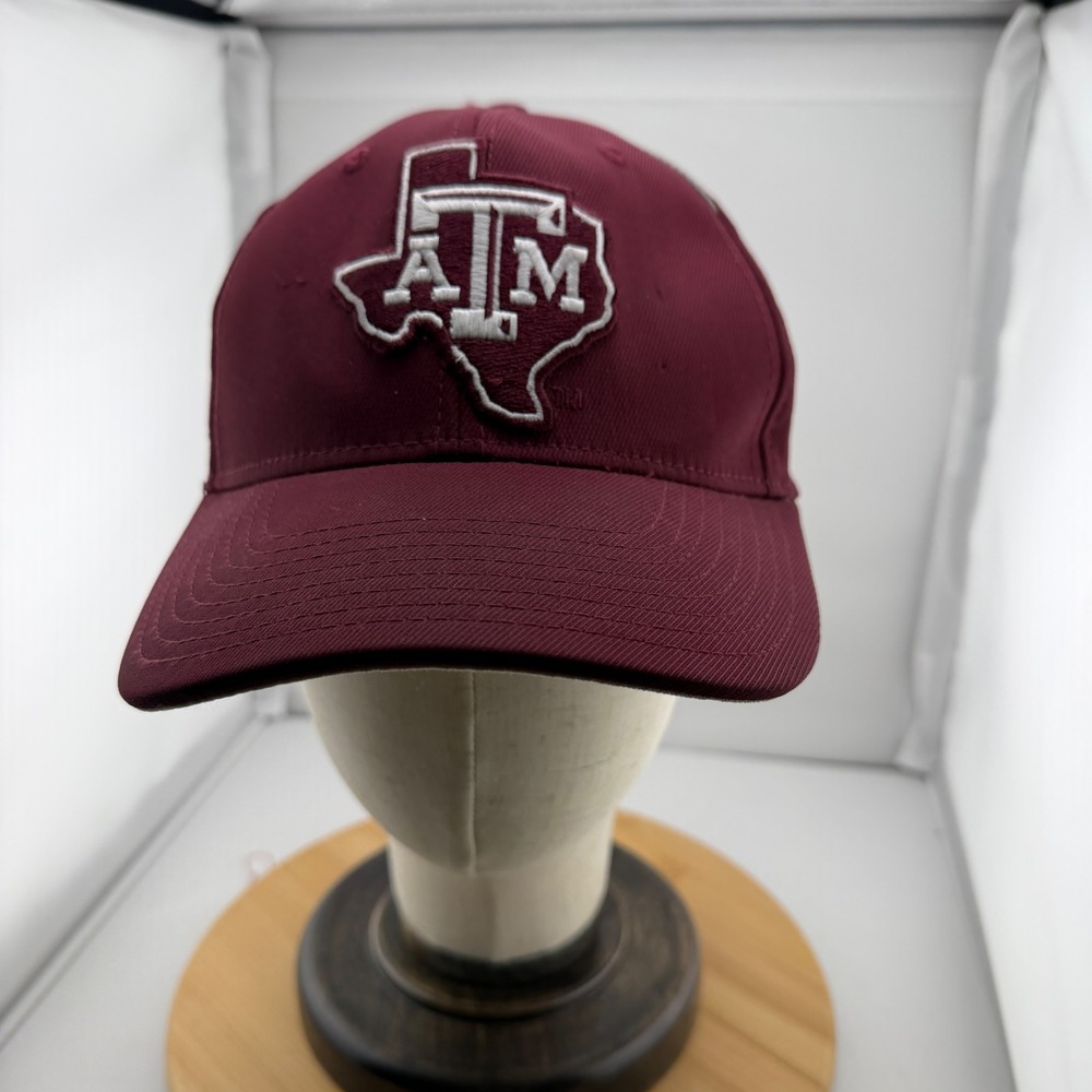 Adidas Texas A&M Aggies Hat Maroon Climalite FitMax70 Stretch Fit Cap L/XL